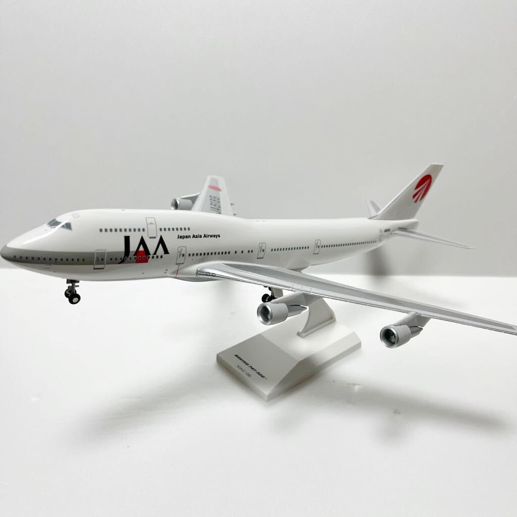 ☆JALUX ジャルックス1/200 B747-300 JAA日本アジア航空 JA8189 組立品
