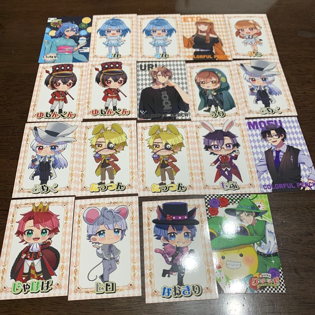 カラフルピーチ からぴち たっつん サイン入りトレカ 直筆サイン 桃