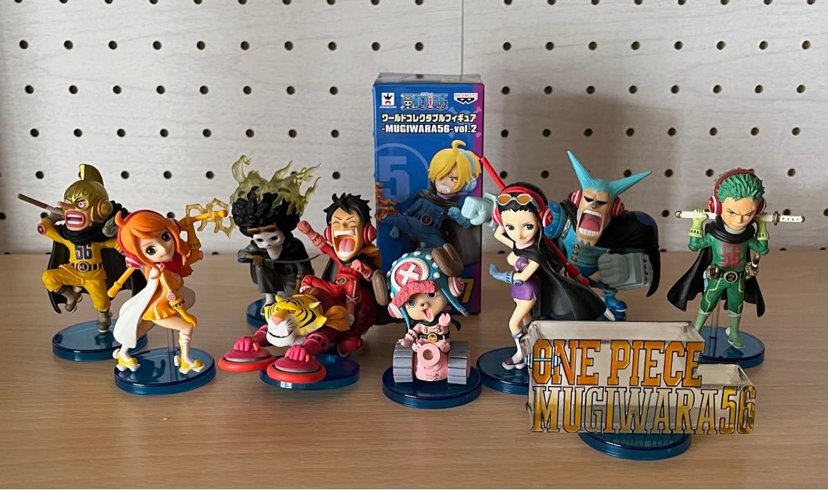 ワンピース ワールドコレクタブルフィギュア MUGIWARA56 vol.2 5種 未