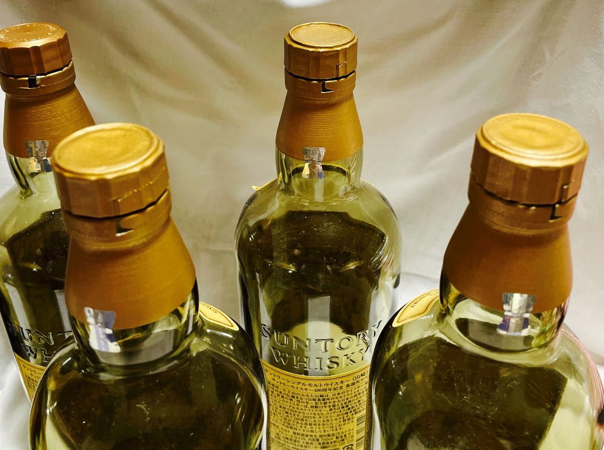 山崎 シングルモルトウイスキー ゴールドボトル空瓶