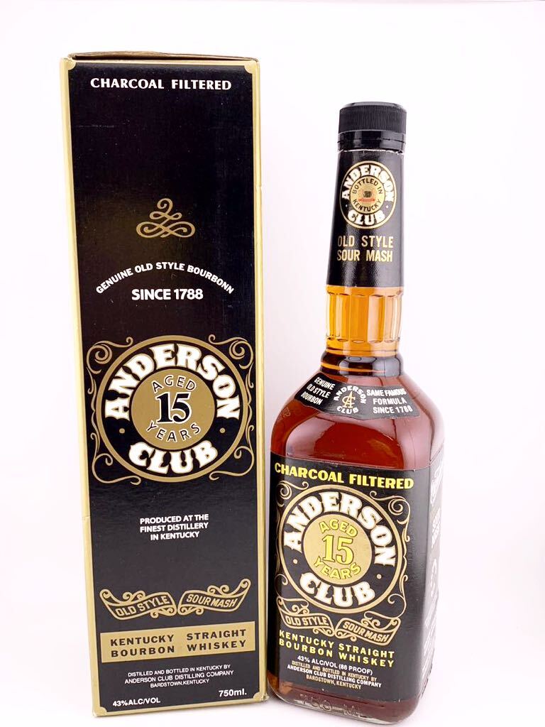 ANDERSON CLUB 15年 バーボンウイスキー 古酒 750m 【公式通販】