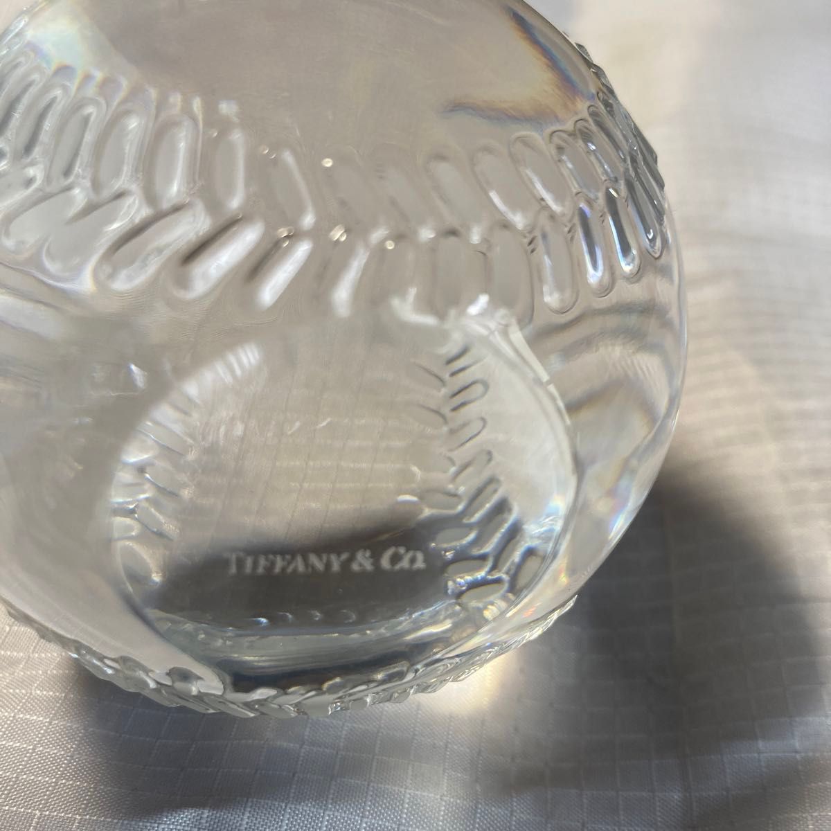ティファニー クリスタル 野球ボール 置物｜Yahoo!フリマ（旧PayPay