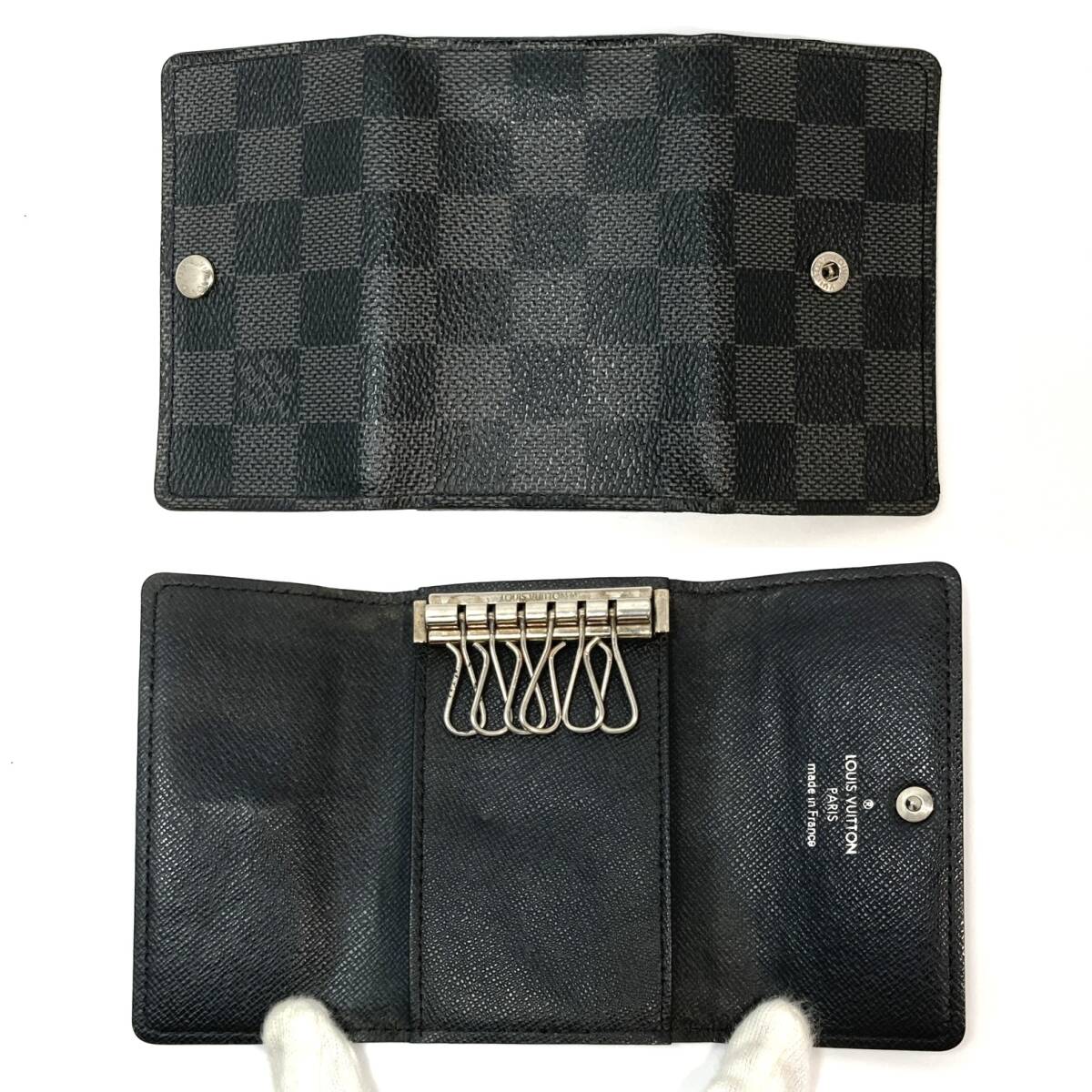 LOUIS VUITTON ⁄ ミュルティクレ6_ダミエ・グラフィット_BLK⁄--⁄BLK