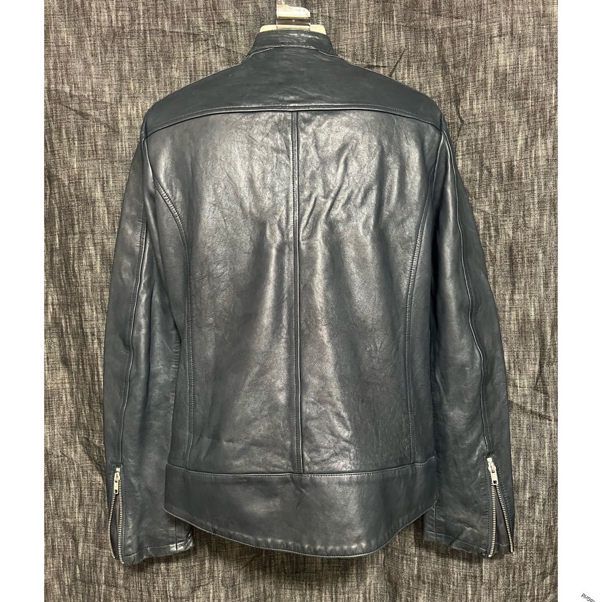 定価20万9000円 junhashimoto スペインラムレザーライダース