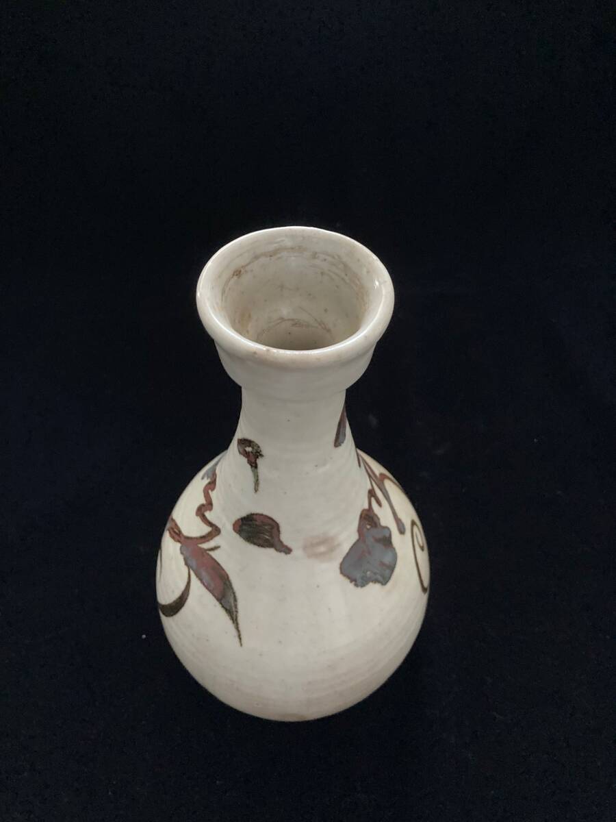 李朝 鉄絵花入 【公式通販】