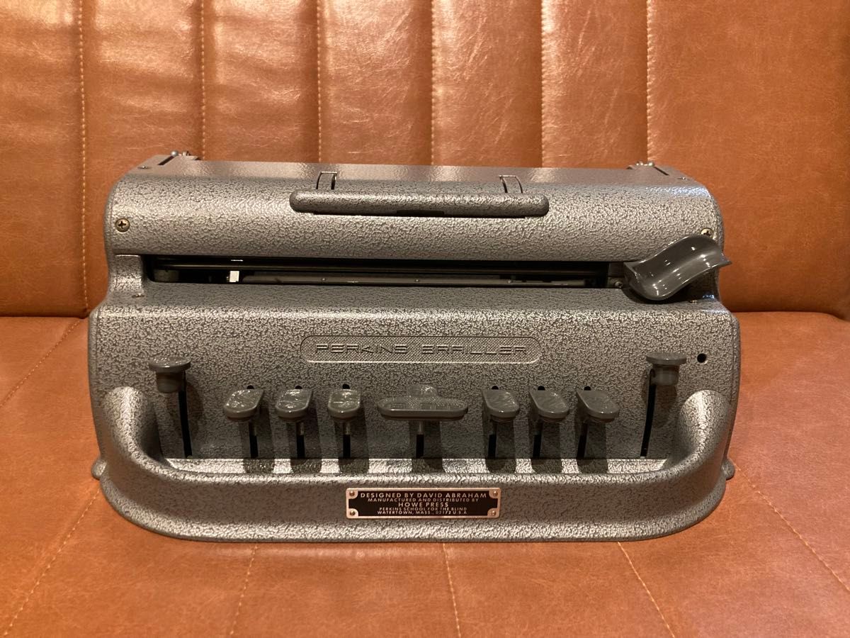 Perkins Brailler 点字タイプライター David Abraham パーキンスブレー