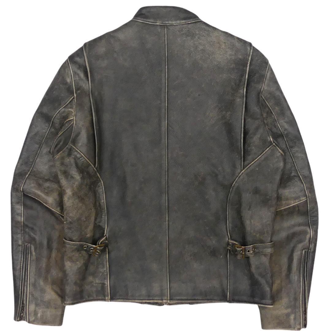 即決 PARK MILLER メンズL レザーライダースジャケット パークミラー