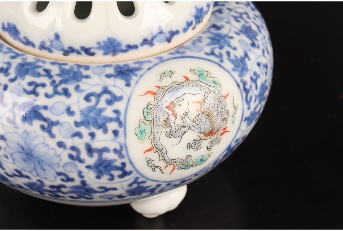 九谷焼 古伊万里 染付 文化遺産オンライン 3.2号 Juttoku [URA]渦福/染付