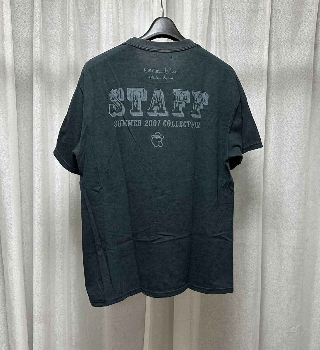 07SS ナンバーナイン スタッフ Tシャツ Number (N)ine