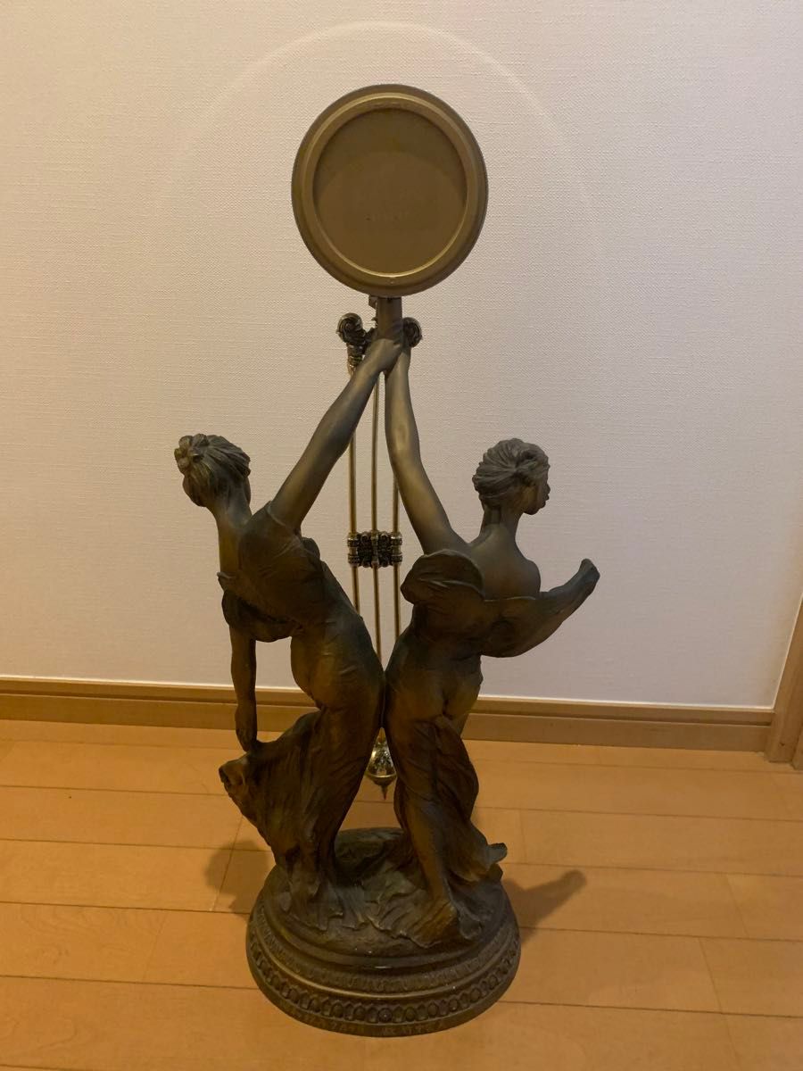 本日特別 H012 CITIZEN シチズン 振り子時計 置時計 インテリア 双女神