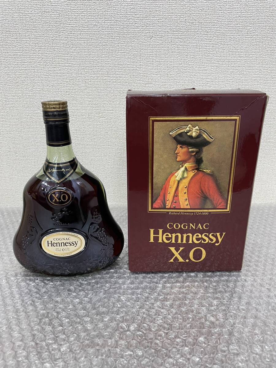 未開栓】ヘネシー Hennessy X.O ブランデー コニャック 箱付き 金