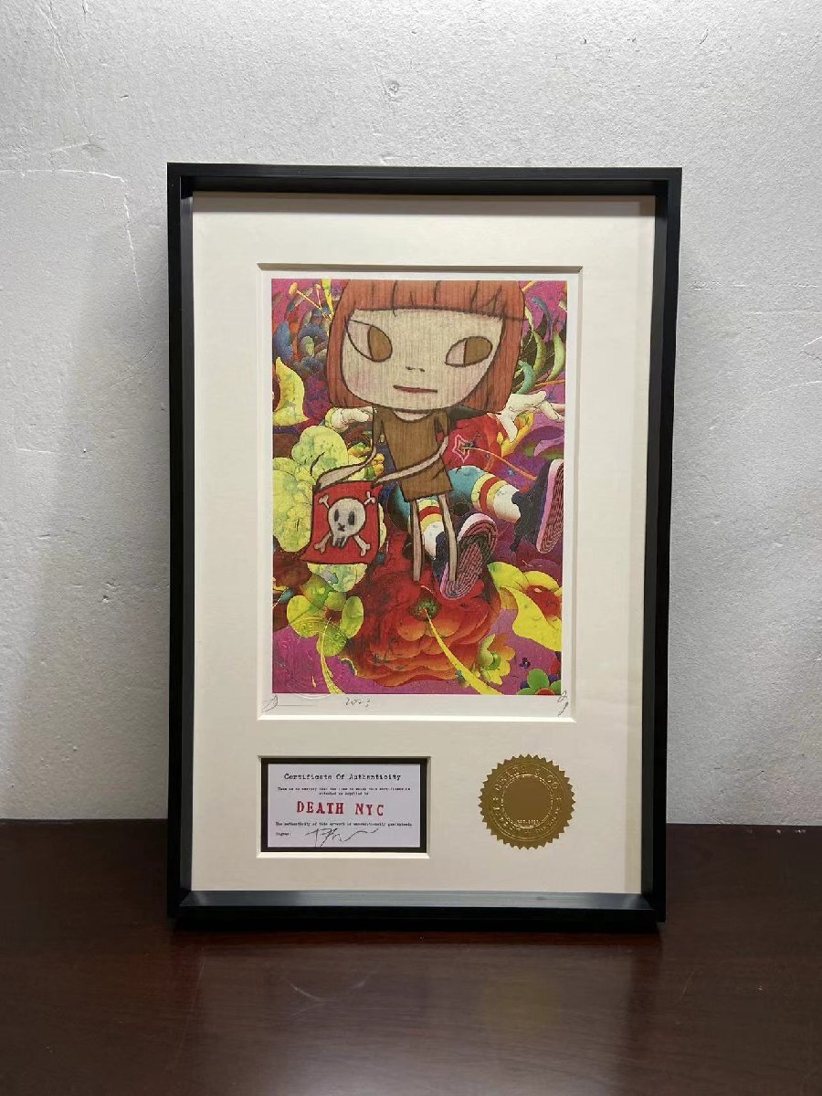 DEATH NYC 額付き 世界限定100枚 ポップアート モンキー D ルフィ ONE