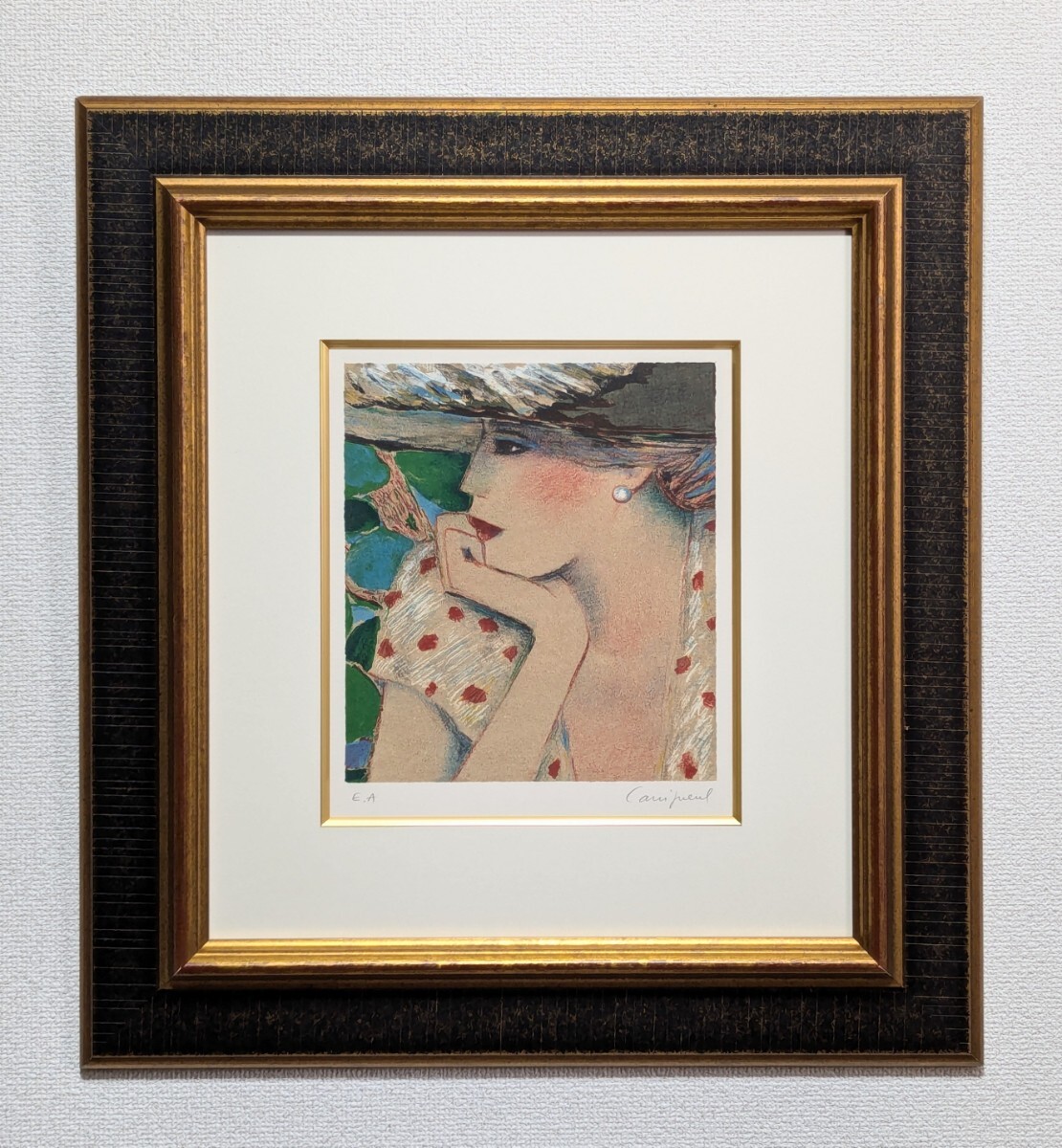 J・P・カシニョール 自筆サイン、限定 リトグラフ