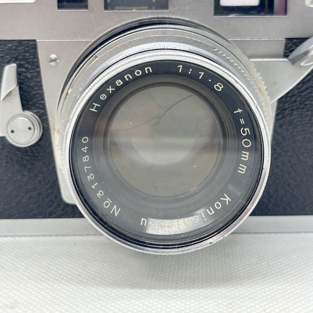 KONICA IIIA Hexanon 1:1.8 50mm レンジファインダー フィルムカメラ