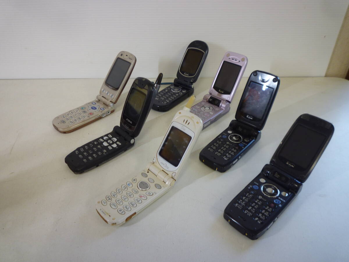 6-8-8-4Ra】 ガラケー 9点 FOMA/iモード など 折りたたみ式/スライド式