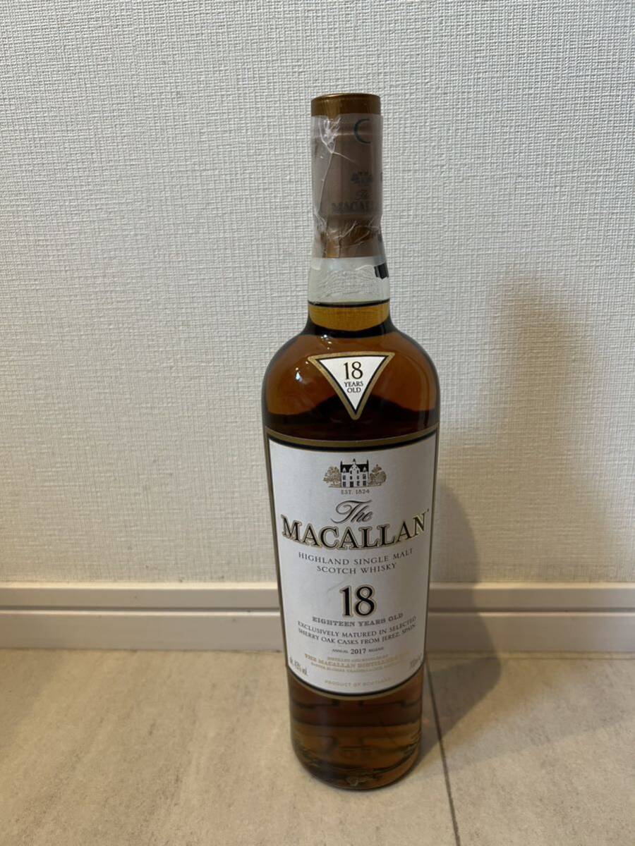 買取実績The MACALLAN 18 YEARS OLD 2017Release マッカラン18年