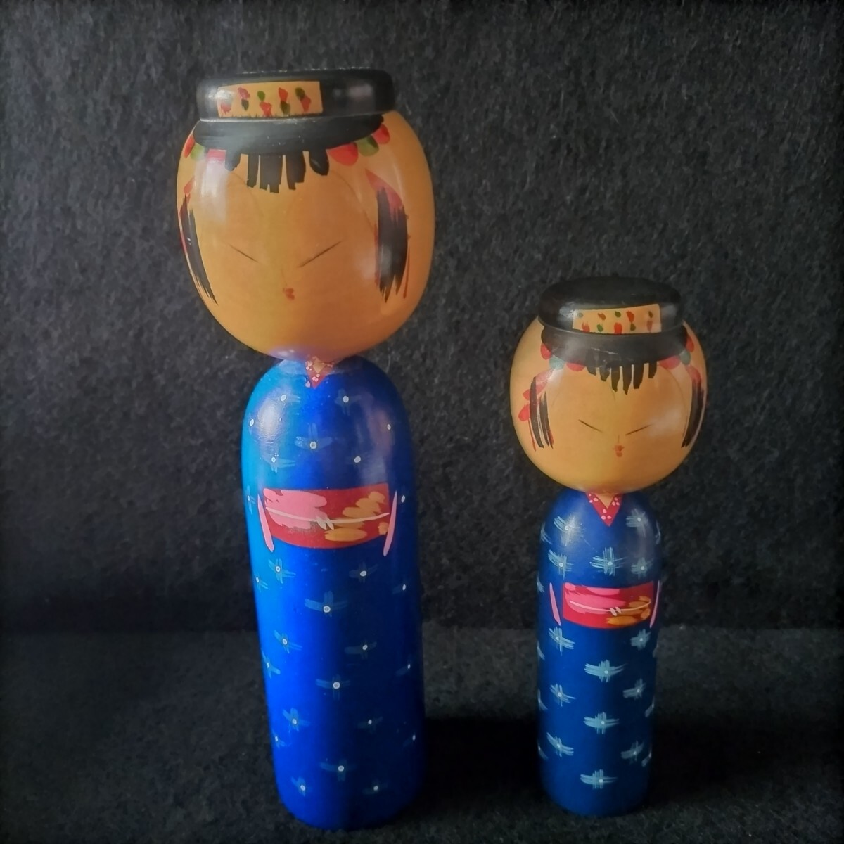 はしめ工房 こけし 2体 民芸品 創作こけし 伝統こけし 郷土玩具 工芸品