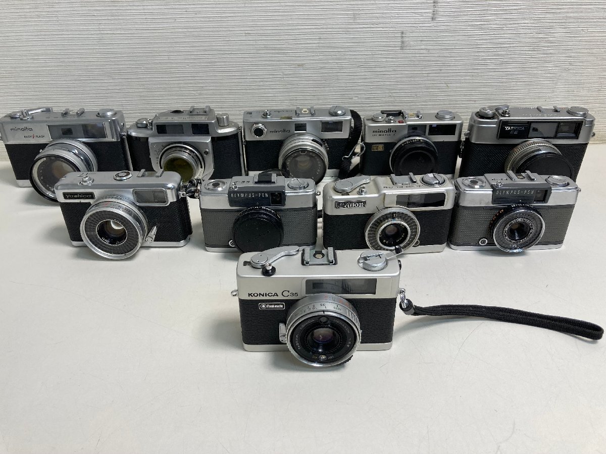 ジャンク品レトロ フィルムカメラ 10台まとめ 公式通販 【☆32-6452