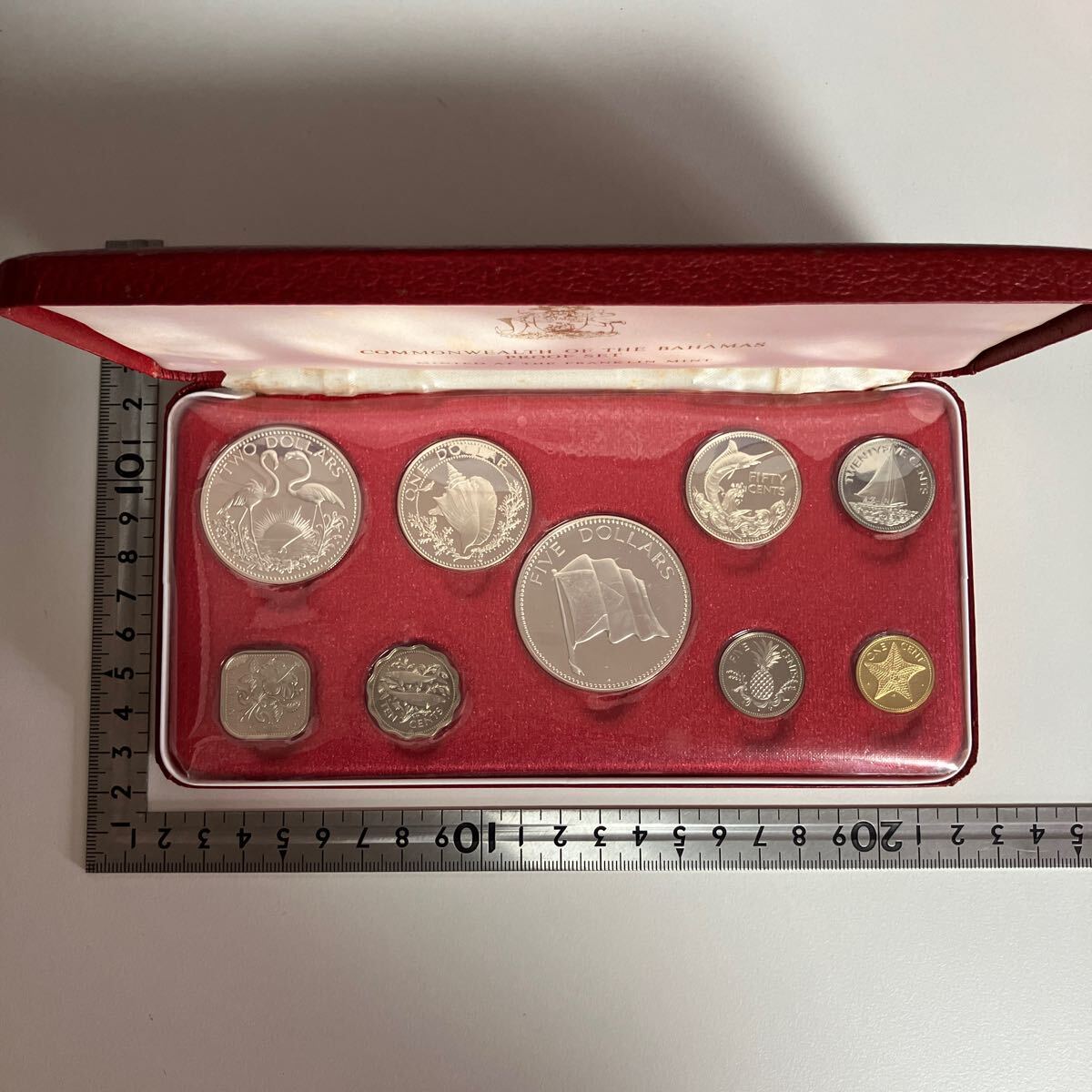 1974 バハマ連邦 貨幣 プルーフ 銀貨 バハマ 記念コイン 貨幣セット