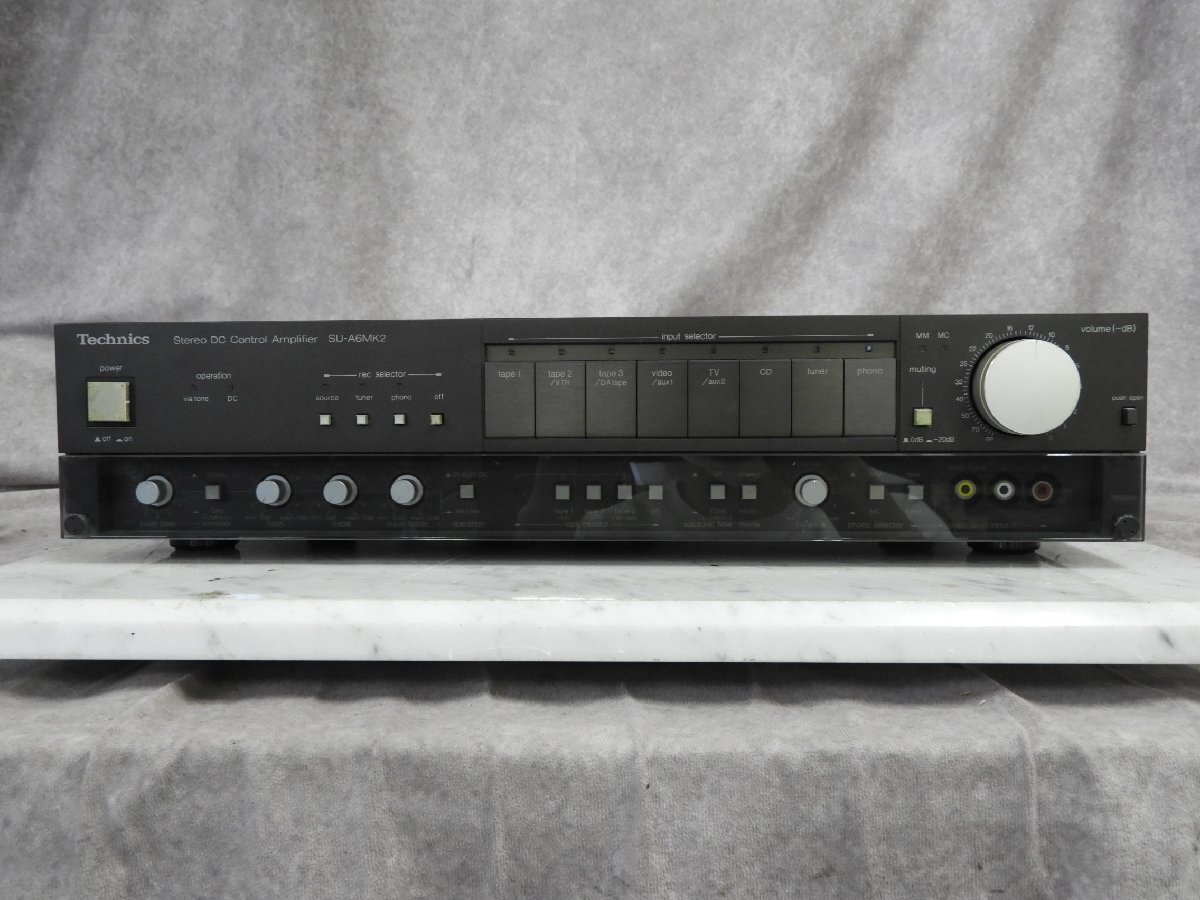 ☆中古☆Technics テクニクス コントロール プリアンプ SU-A6 通電確認