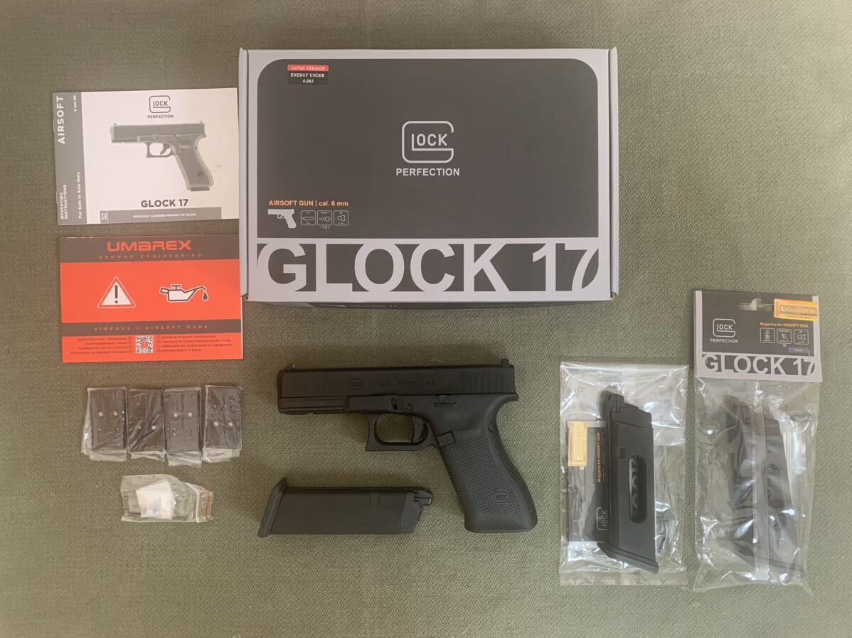 G17 Gen5 ガスガン マガジン2本付き G17 Gen5 ガスガン マガジン2本付き