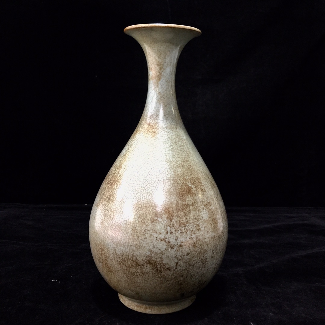 中国 骨董品 宋時代 汝窯 瓶 旧家蔵出し 陶芸 古美術