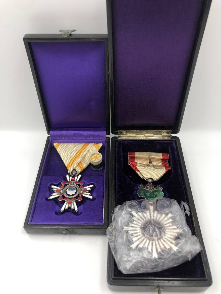勲六等瑞宝章 瑞宝単光章 勲六等単行旭日章 徽章