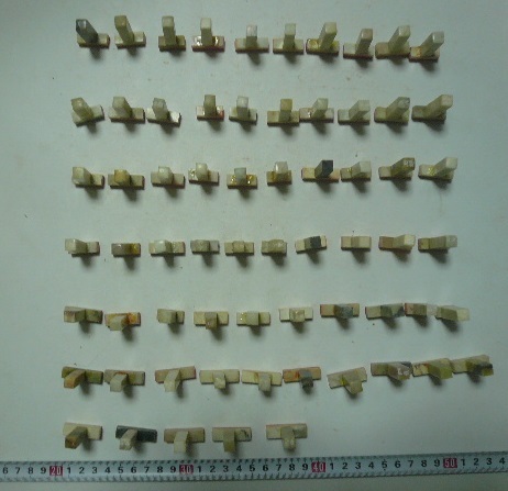 印材 石 65個 篆刻 奥上錦堂刻 （110）