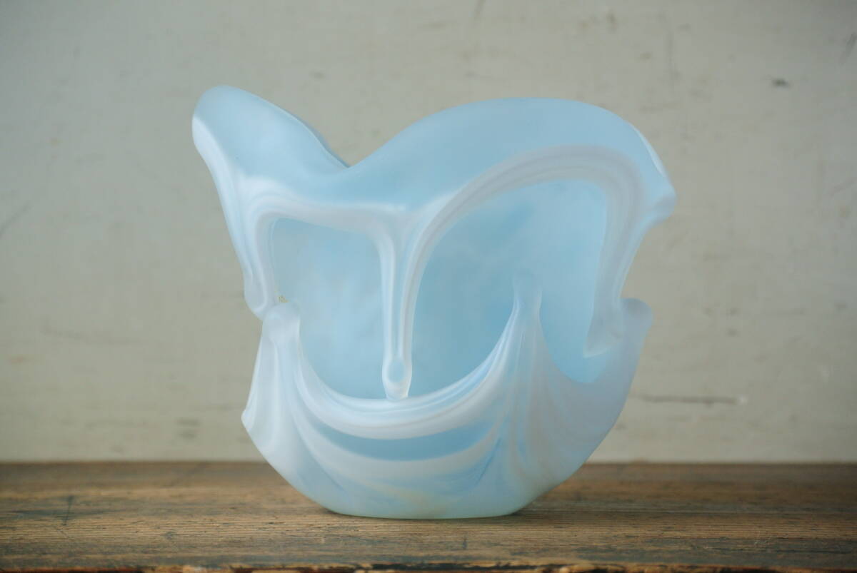 藤田喬平 手吹金彩灰皿 共箱 本物保証