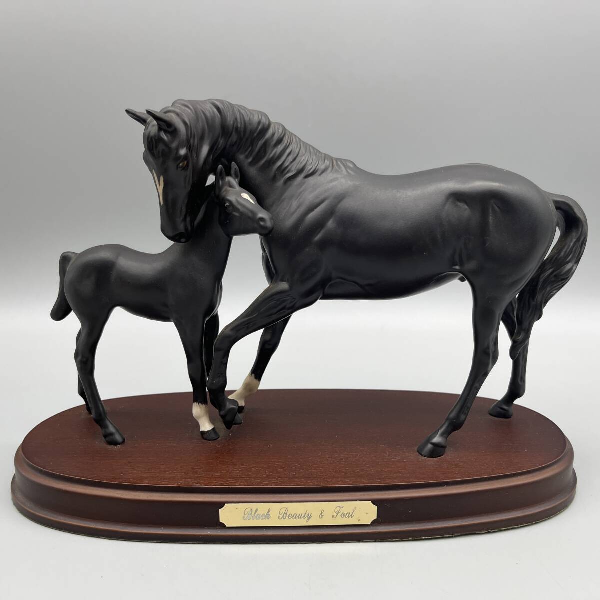 Beswick ベスウィック 馬の置物 馬の親子 Black Beauty ＆ Foal 英国