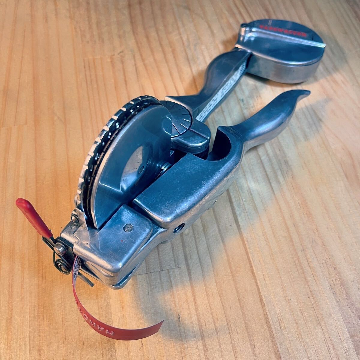 □製品保証□【美品・機関良】ダイモ テープライター DYMO M-2 アルミ無垢