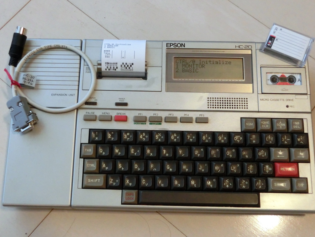 EPSON HC-20 ジャンク EPSON HC-20 ハンドヘルドコンピュータ[ジャンク