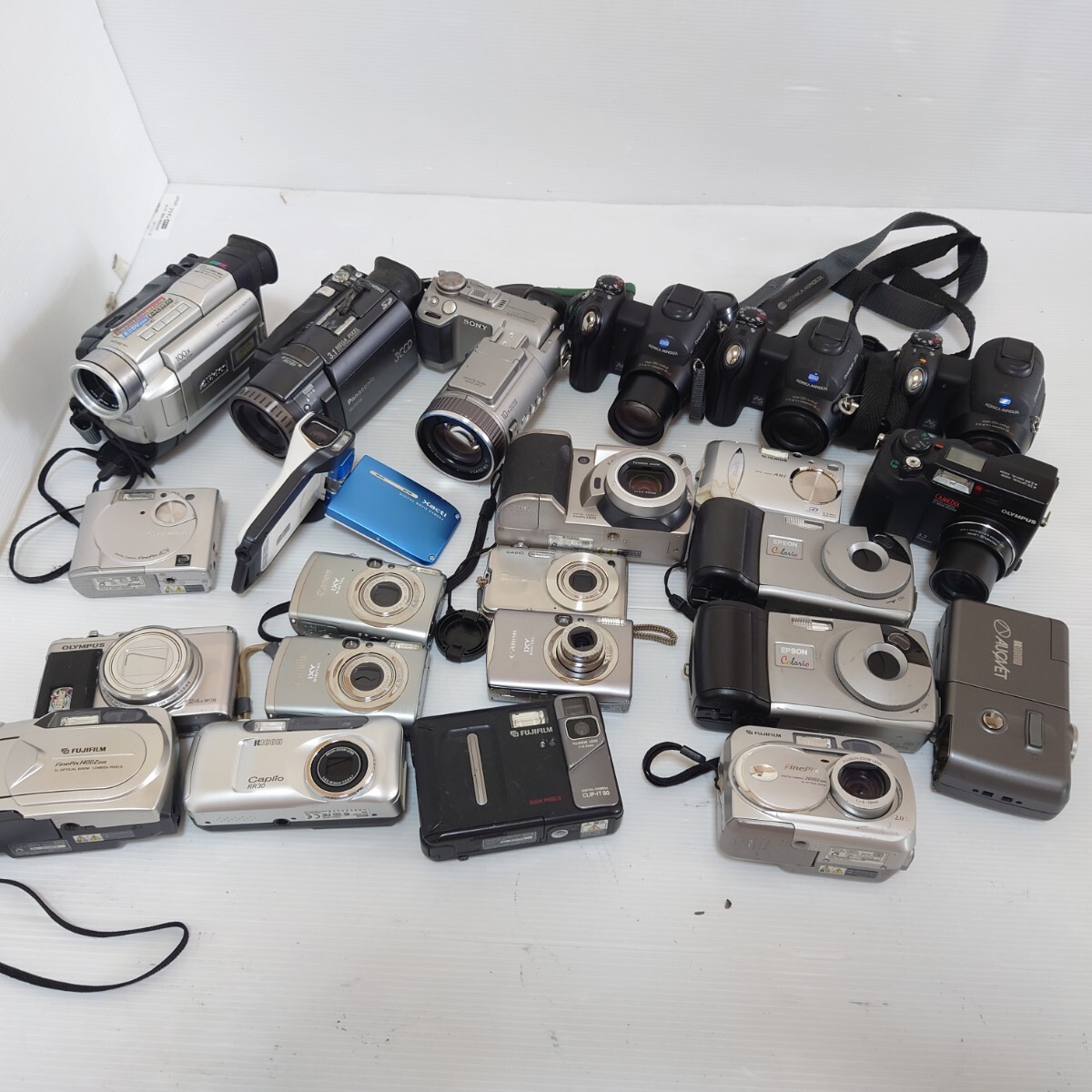 デジカメ ジャンク まとめ売り 9個 コンデジ フィルムカメラ Canon