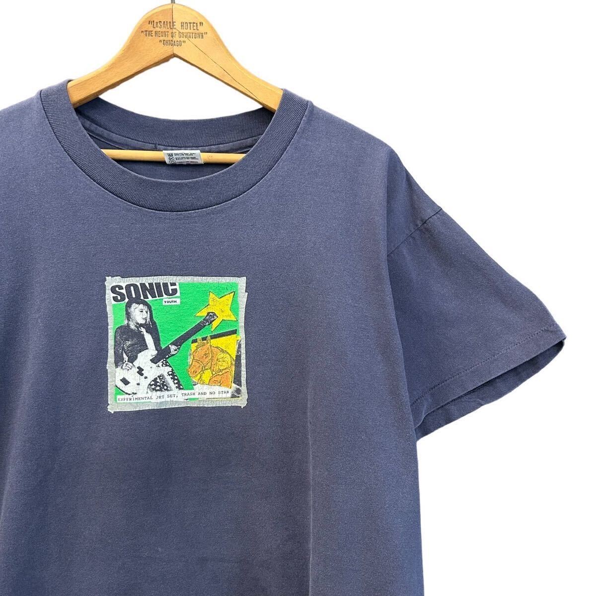レア Sonic Youth グレー Tシャツ 90s フルーツタグ USA SONIC YOUTH