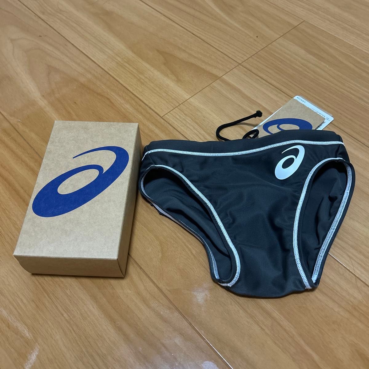 Sサイズ メンズ 競泳水着 アシックス 競パン ブルー