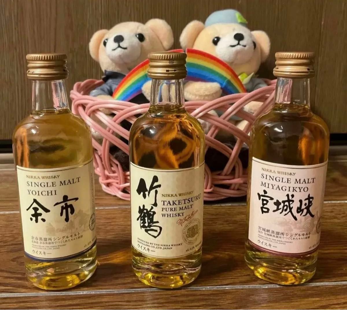 NIKKA WHISKY SINGLE MALT 宮城峡 余市