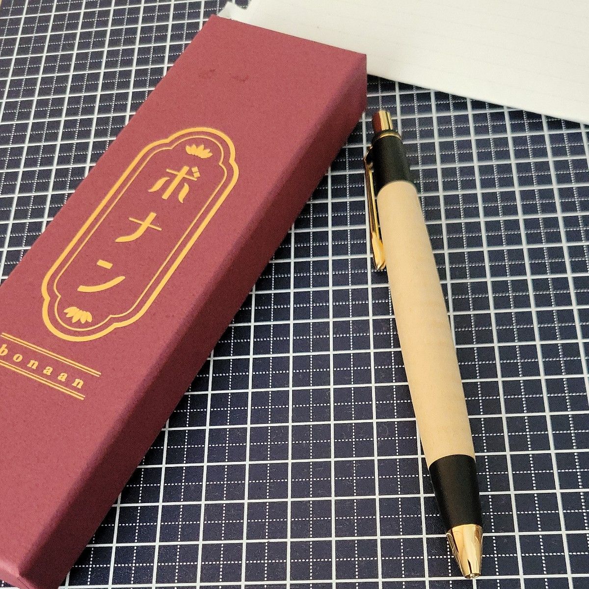 野原工芸 栃(トチ)縮杢 新型 シャープペンシル