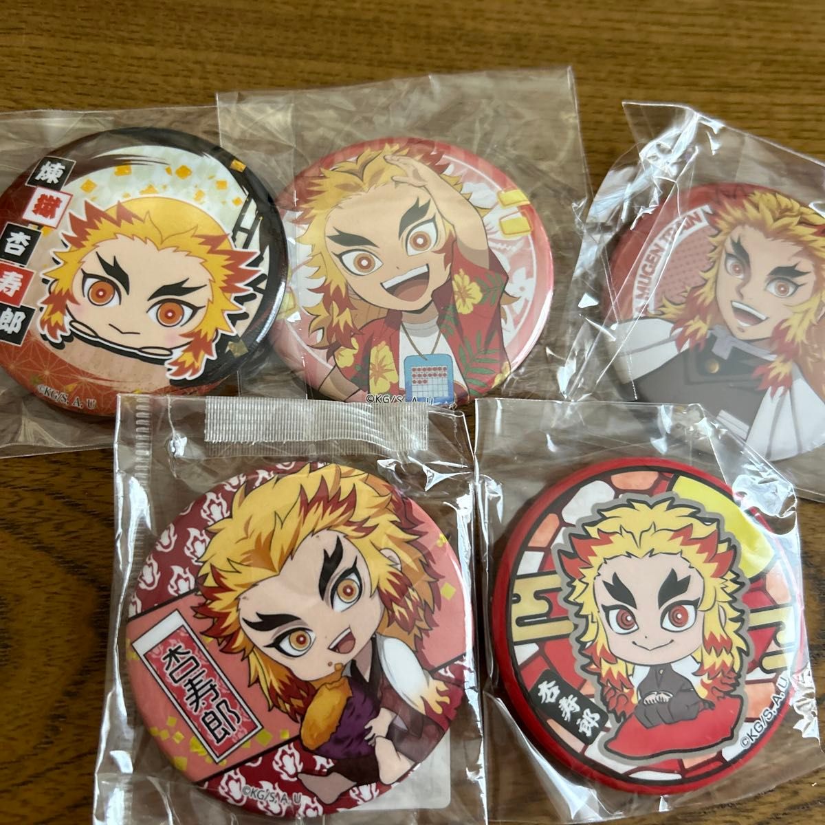 鬼滅の刃 ヒロマ 開店記念 缶バッジ 煉獄杏寿郎 鬼滅の刃