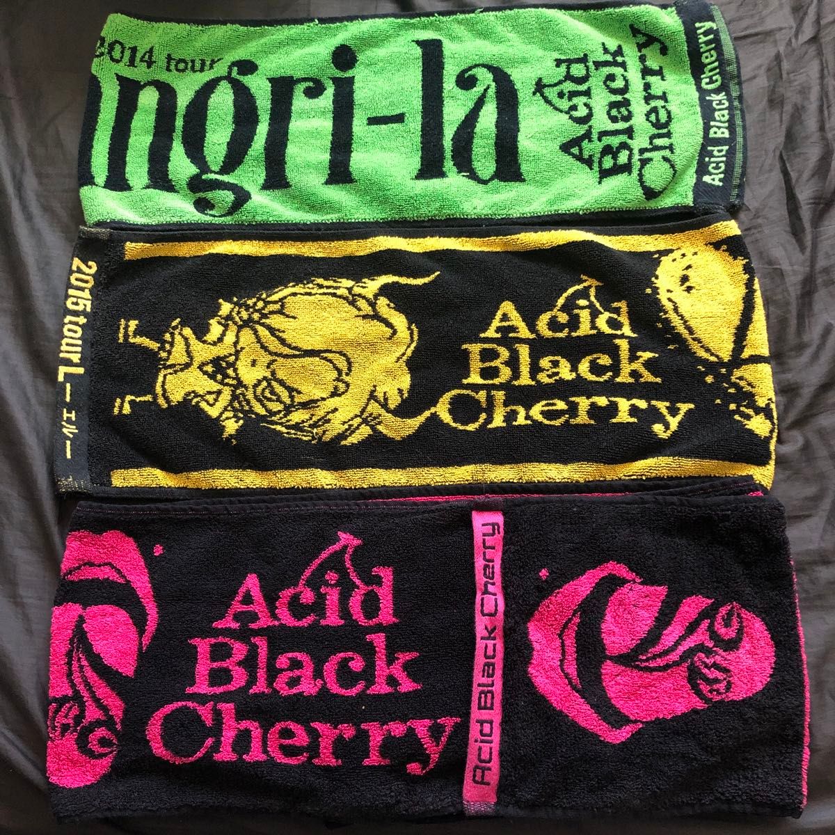 ACID BLACK CHERRY タオル シュシュacidblackcherry アシッドブラック
