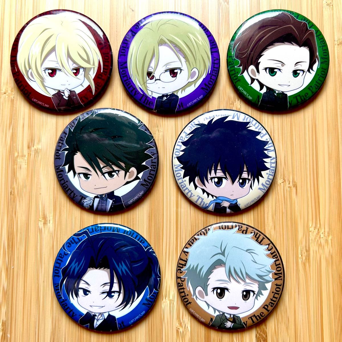 憂国のモリアーティ シャーロック 缶バッジセット