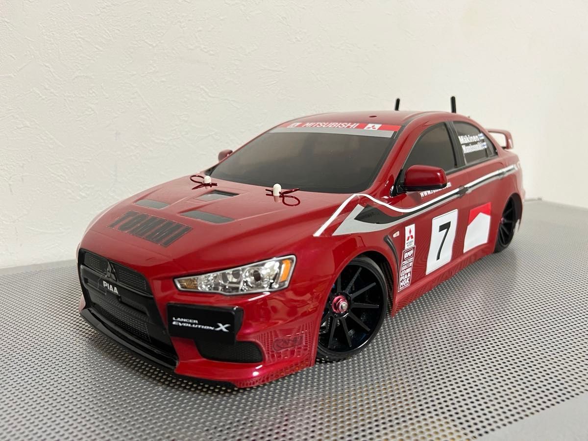 稀少】TAMIYA 1/10 電動RC ランサーエボリューションⅤ・プロポ付