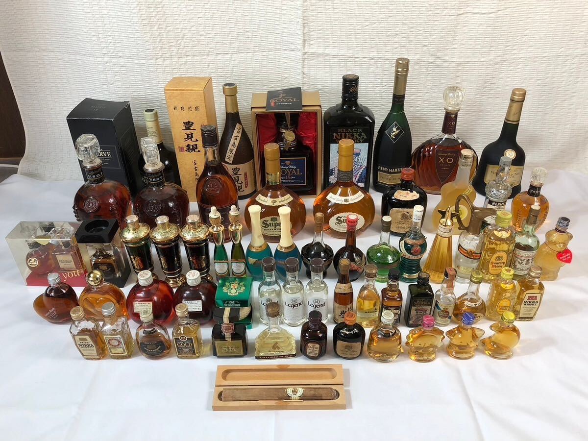 古酒 ウイスキー ブランデー ミニボトル まとめて お酒 コレクション