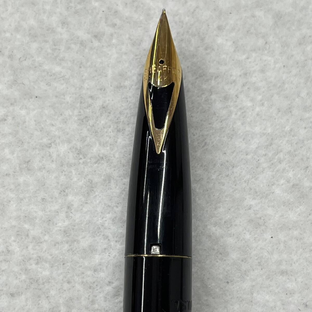SHEAFFER シェーファー 万年筆 ペン先 585-14K ゴールド ブラック 黒