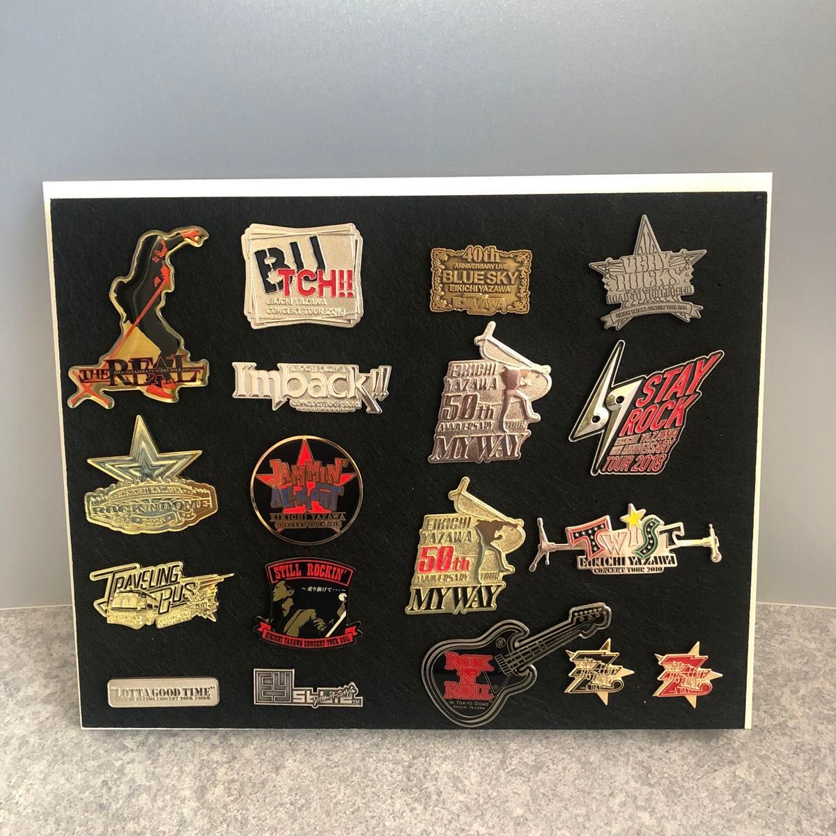 矢沢永吉スペシャルピンバッジセット（激レア）4セット70個オマケ付き