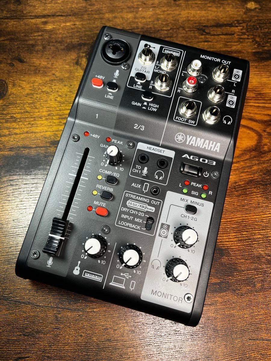 ヤマハ ライブストリーミングミキサーAG03MK2（箱付き美品）