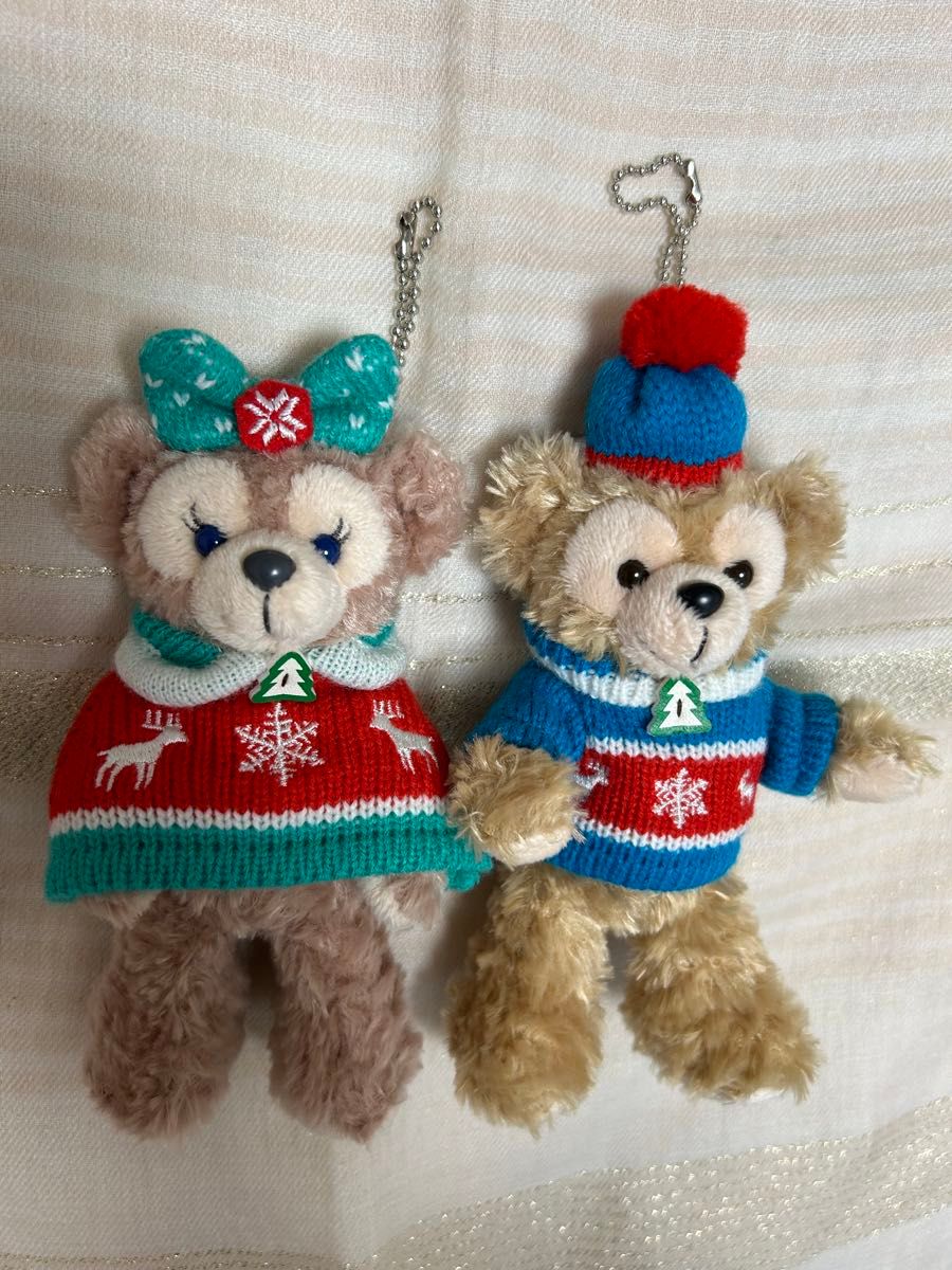 お顔厳選 ダッフィー 2016年 クリスマス M ぬいぐるみ 新品タグ付き