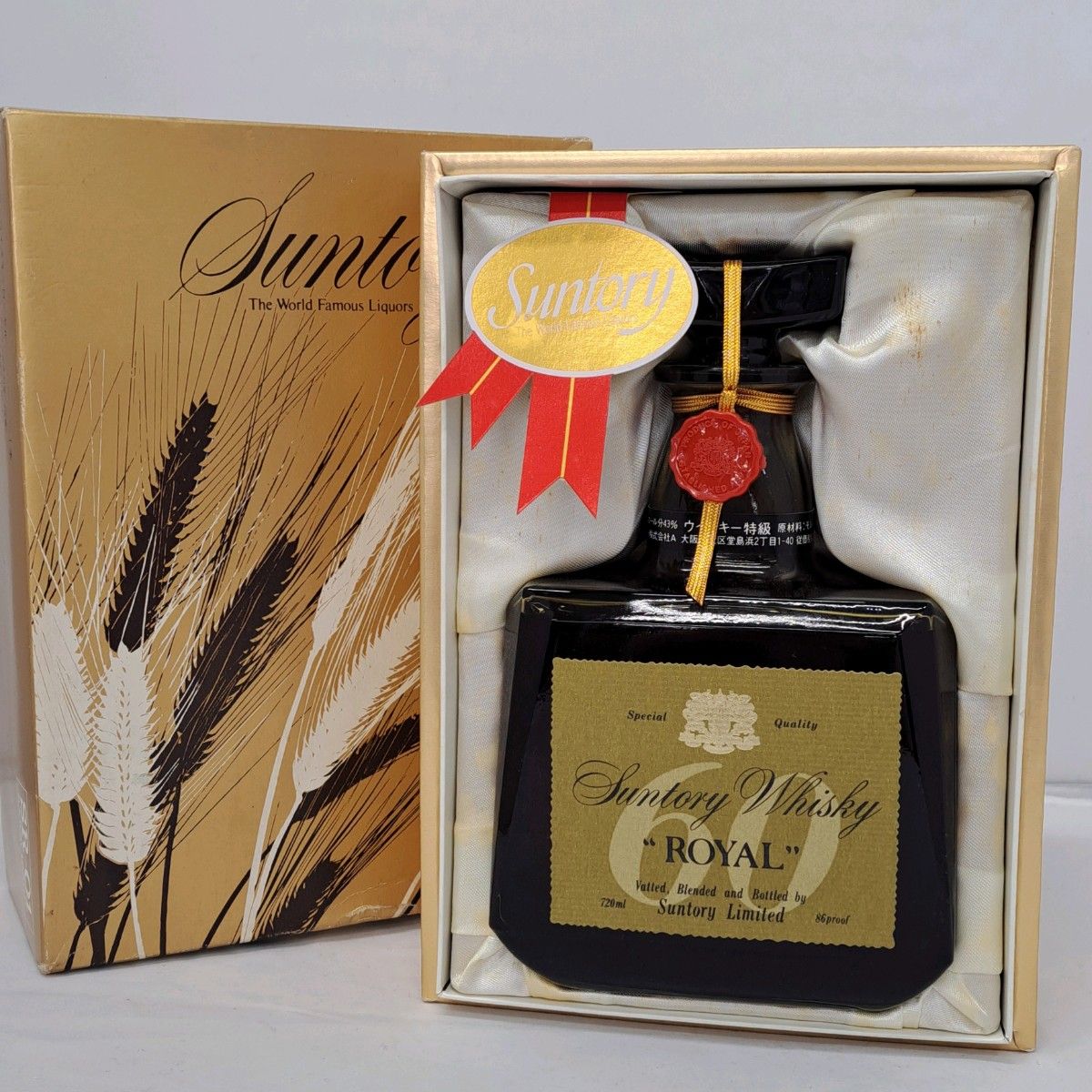 SUNTORY WHISKY ROYAL 60 サントリー ローヤル 古酒 箱付 ウイスキー
