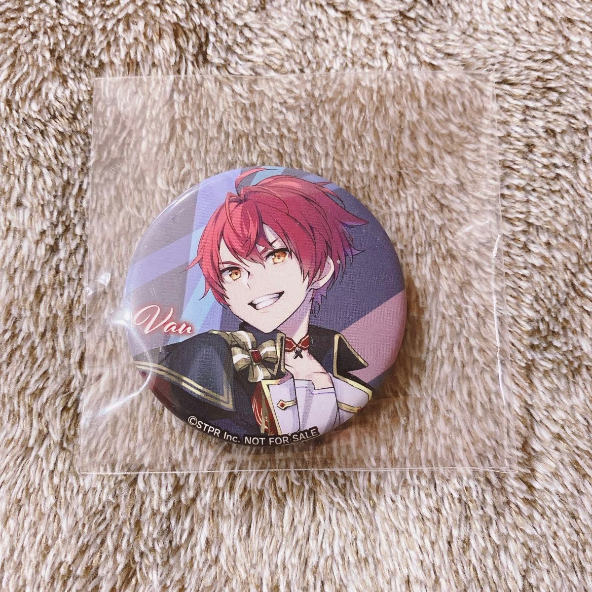 ばぁうくん first等身缶バッジ サイン入り KnightA 騎士A 2023