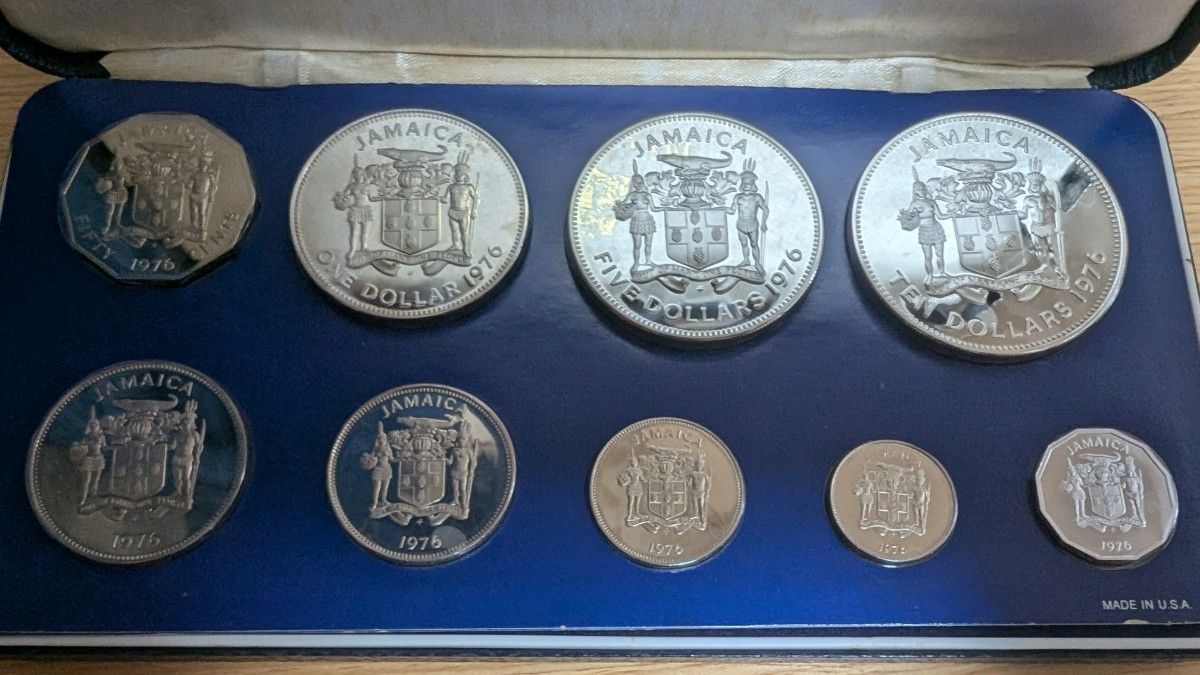 フランクリンミント ジャマイカ プルーフセット 銀貨 コイン 記念銀貨