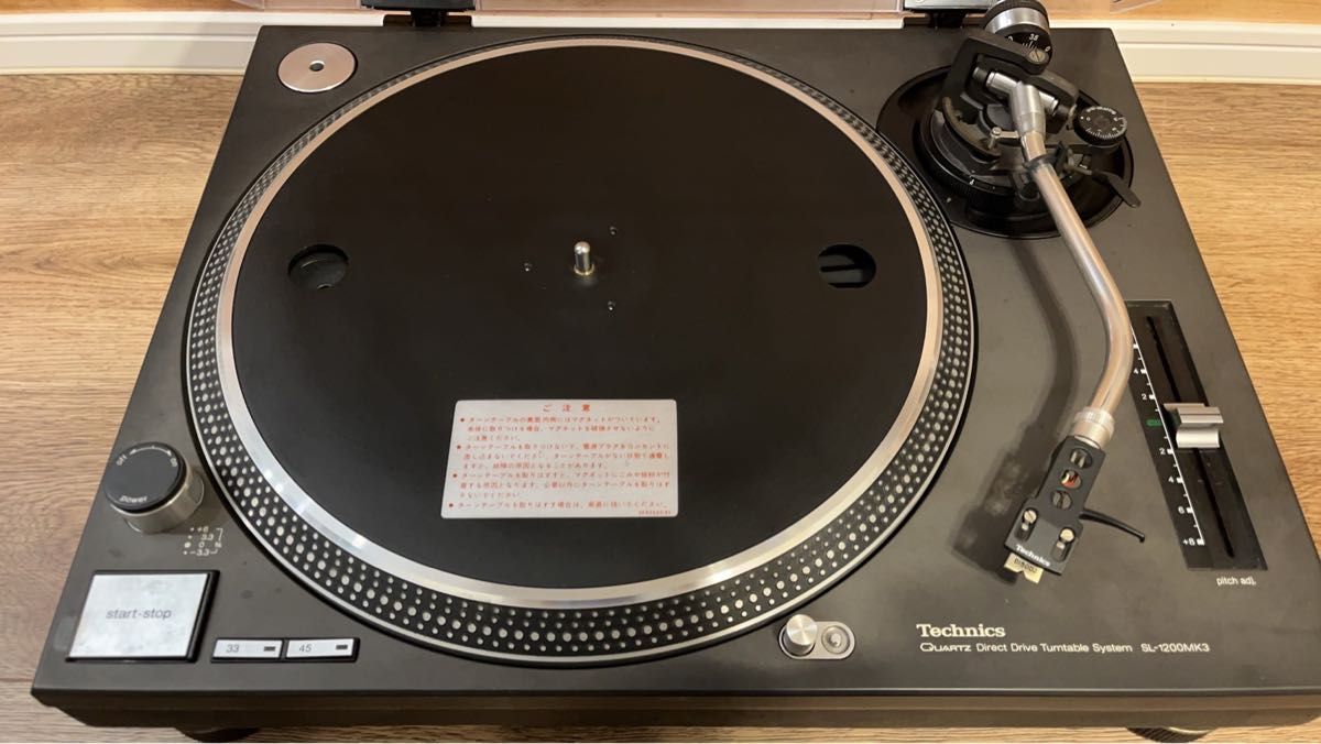 Technics SL-1200MK3 ターンテーブル レコード針 カートリッジ付き